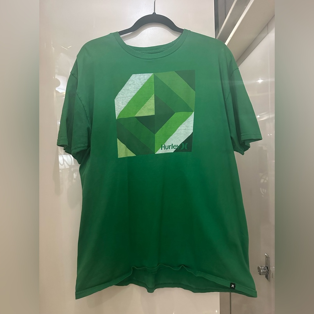 Hurley Green Graphic Men's T-Shirt